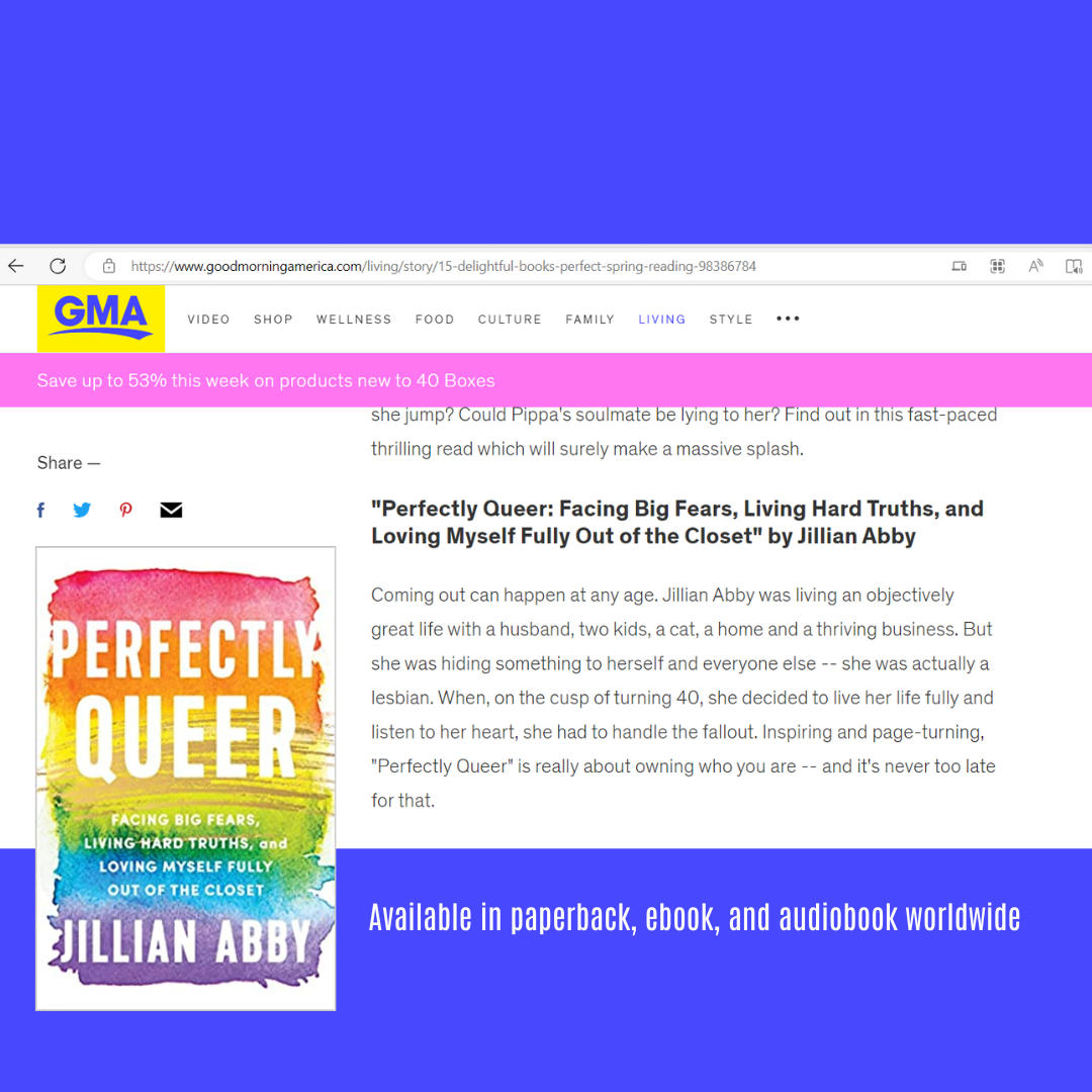 GMA book review of Jillian Abby's memoir, Perfectly Queer.